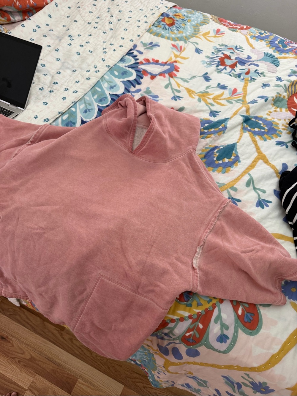 We The Free Dusty Pink Washed Pullover Hoodie